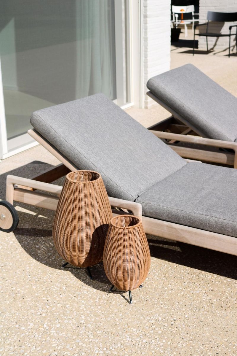 Lucide COLIN IP44 - Nabíjacia stolová lampa Vonkajšia - Batéria - LED Rozm. - 1x3W 3000K - IP44 - 3 StepDim - Natural